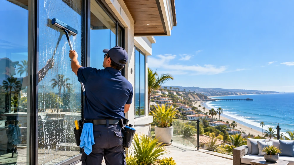 Window cleaning in San Clemente, CA